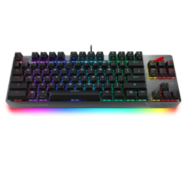 ASUS ROG STRIX SCOPE II Teclado Mecánico para Juegos FPS, Tenkeyless, Interruptores ROG NX, Retroiluminación RGB, Negro - 90MP0350-BKSA00