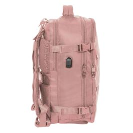 Safta Mochila de Viaje Cabina para Portátil 15,6'' Rosa 29x44x19 cm