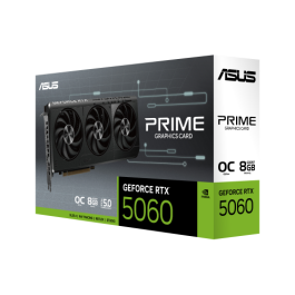 Asus Tarjeta Gráfica PRIME-RTX5060-O8G GeForce RTX 5060 OC Edition 8GB GDDR7 128-bit