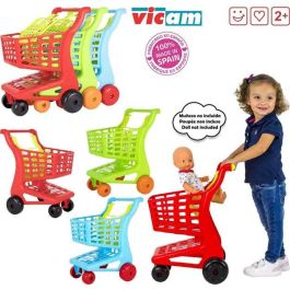 Carro compra supermercado mod sdos 43x34x53,5cm