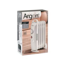 Argon Radiador 5 Elementos 650W 23x38x14cm Blanco Metal Termostato