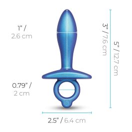 Plug Anal B-Vibe Azul (7,6 cm)