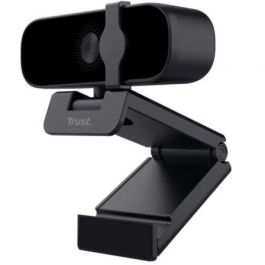Trust Webcam Tanor Full Hd Con Micrófono Negra
