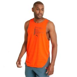 Camiseta para Hombre sin Mangas Puma Train Everfresh Tank M Naranja