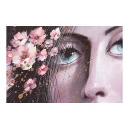 Cuadro DKD Home Decor Girl Flores 120 x 3 x 80 cm Moderno (2 Unidades) Cuadro DKD Home Decor Girl Flores 120 x 3 x 80 cm Moderno (2 Unidades)