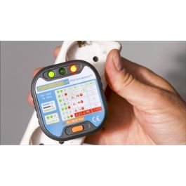 Pancontrol Probador de Tomas Schuko Ftest FI Pancontrol, Indicador LED Cableado, No Requiere Batería, 220V-250V CA