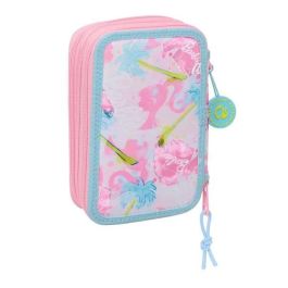 Safta Plumier Triple Barbie Painterly 37 Piezas 12,5x19,5x5,5cm