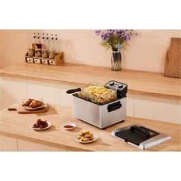 Continental Edison CEFR5IN3P - Freidora de 5 litros con 3 cestas