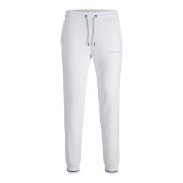 Pantalón de Chándal para Adultos Jack & Jones JPSTGORDON JJGLOBUS 12225105 Blanco Hombre