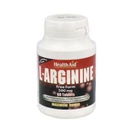 Health Aid L-Arginina 500 mg 60 Comprimidos - Apoya el Crecimiento Muscular y Tensión Arterial Saludable Precio: 22.5900004. SKU: B13SGKJ49E