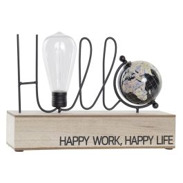 DKD Home Decor Decoración Luminosa Negro Natural 2 Unidades 8 x 21 x 30 cm Precio: 19.49999942. SKU: B1BQ9AVCN3
