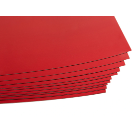 Liderpapel Cartulina 50x65 cm 235g/m2 Metalizada Rojo Manualidades Cartelería