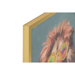 DKD Home Decor Cuadro Moderno Multicolor Rosa 3 x 93 x 63 cm (2 Unidades)