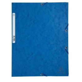Carpeta De Gomas Y Solapas Exacompta Autentica Cartulina Lustrada A4 Con Etiqueta Azul Precio: 2.50000036. SKU: B1DT5R78JG