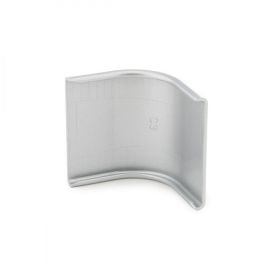 Greenice A4420 Perfil de Esquina Exterior para Tiras LED - Ideal para Iluminación Decorativa Empotrada en Muebles y Vitrinas