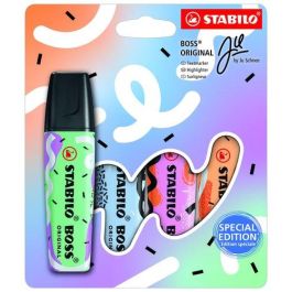 Stabilo Rotulador Fluorescente Boss Original Pastel by Ju Schnee Estuche 4 Colores Surtidos Tinta base agua 2-5mm Protección Antisecado Precio: 5.89000049. SKU: B1JV7T3SR9