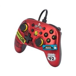 PowerA Mando con Cable Nano Oficial Nintendo Switch Mario Kart Racer Red - Control de Tamaño Estándar, Diseño Compacto y Ergonómico