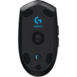 Logitech 910-005282 Ratón Gaming Inalámbrico G305 Lightspeed con Sensor HERO, 12000 DPI, 250h batería, 99g y 6 botones, Negro