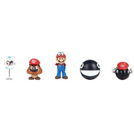 JAKKS PACIFIC Blister 5 figuras Super Mario Bros 6,5cm
