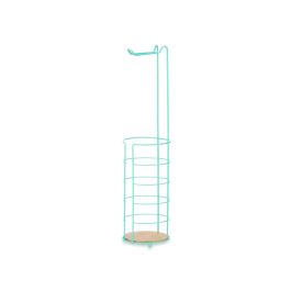 Portarrollos Metal Bambú Menta 16.5x63.5x16.5 cm - Berilo (4 Unidades)