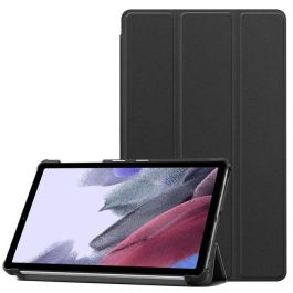 eSTUFF Funda Folio HOUSTON para Samsung Galaxy Tab A7 Lite - Negra, Protección Ultra Delgada con Soporte y Auto On/Off