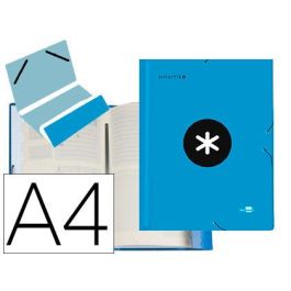 Carpeta Liderpapel Antartik Clasificadora A4 12 Departamentos Gomas Carton Forrado Color Azul Precio: 6.59000001. SKU: B19JBSQSKK