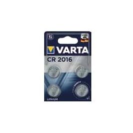 Varta 06016 101 404 Pilas de botón CR2016 Litio 3V (Pack de 4) para dispositivos electrónicos Precio: 16.50000044. SKU: B18EY27XYS