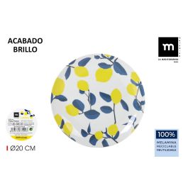 Plato Postre Melamina Brillo Lemon 20 cm - La Mediterranea (24 Unidades) Precio: 31.50000018. SKU: B1KC7B7S7D