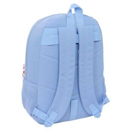 Mochila Escolar Smiley Joyful Azul Multicolor 30 x 46 x 14 cm