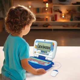 Lexibook LEX3380743095233 Portátil Educativo Bilingüe FR/EN con 40 Actividades y 6 Categorías