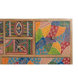 Giner y Colomer Cómoda de Madera de Mango con 14 Cajones y Pintura a Mano 120 cm