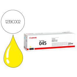 Canon Tóner 045Y Amarillo para Impresora MF631 MF633 MF635 Original Precio: 76.4999994. SKU: S8402677