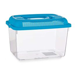 Mascow Pecera Mediana 24 cm x 17 cm Azul con Asa (Set de 12)