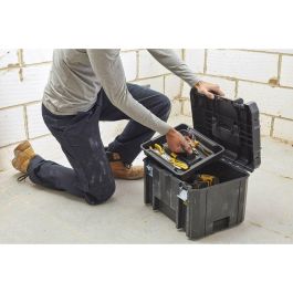 Stanley FMST1-71971 Maletín Tstak-Fatmax de gran volumen con portaherramientas, 23 l, 44 x 33,17 x 32,61 cm