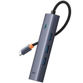 Hub USB Baseus Gris Hub USB Baseus Gris Precio: 39.49999988. SKU: B1DEPCKBAP