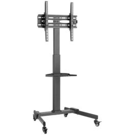 Equip Soporte de Suelo con Ruedas para TV | Ajustable en Altura e Inclinación, Gestión de Cables, VESA 400x400, Carga 35kg, Pantallas 32"-55" Precio: 132.49999972. SKU: S7804655
