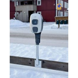 Next Green Soporte de tubo para tablón y fachada 60-540, para montaje en paredes y fachadas para cajas de carga, tubo soldado de 60 mm de longitud 540 mm