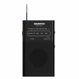 Daewoo DW1027 Radio Portátil Analógica Negra AM/FM con Altavoz y Antena Telescópica – Ideal para Escucha Privada o Pública Daewoo DW1027 Radio Portátil Analógica Negra AM/FM con Altavoz y Antena Telescópica – Ideal para Escucha Privada o Pública Precio: 23.50000048. SKU: B1DRVXKR8L
