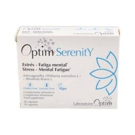 OPTIM SERENITY 30Cap. Ashwagandha Rhodiola Rosea Anti-Estrés Fatiga Mental Vegano Precio: 25.4999998. SKU: B1CSCQMFGC