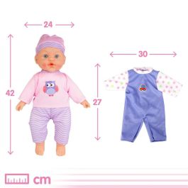 Muñeca bebé Colorbaby 2 Unidades 24 x 42 x 11 cm Muñeca bebé Colorbaby 2 Unidades 24 x 42 x 11 cm