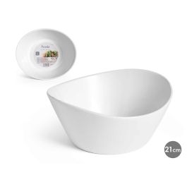 Bowl Porcelana Con Forma 21 Cm Vessia (12 Unidades) Bowl Porcelana Con Forma 21 Cm Vessia (12 Unidades)