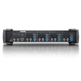 Aten CS1924-AT-G Interruptor KVM USB DisplayPort 4K UHD Negro