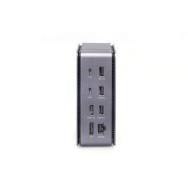 Digitus D USB - Hub Docking Station USB-C a DisplayPort/HDMI, 2xUSB-C, 3xUSB 3.2, 3xUSB 2.0, Lector Tarjetas, Audio, RJ45