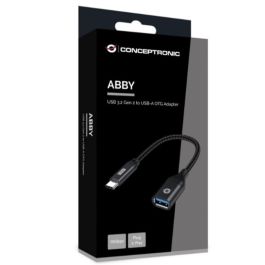 Conceptronic Adaptador USB-C 3.2 Gen2 10 Gbps Macho a USB-A OTG Hembra Pack 2 Uds