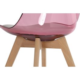 DKD Home Decor Silla Urban Shenglong basics Rosa Blanco 47 x 81 x 54 cm (4 Unidades)