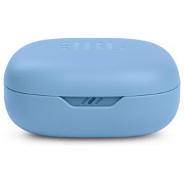JBL Wave Flex Auriculares Bluetooth con Estuche de Carga, Autonomía 32h, Azules