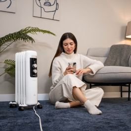 Radiador de Aceite (7 cuerpos) Cecotec ReadyWarm 550 Blanco 1000 W