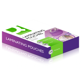 Q-connect Bolsa Plastificar 110 x 75 mm 125 mc Carnet Identidad Caja 100 Unidades