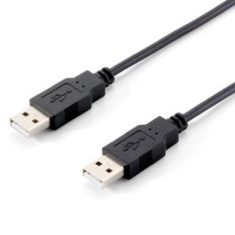 Equip Cable USB 2.0 de Alta Velocidad Tipo A Macho a Tipo A Macho, Doble Blindaje, Conectores Bañados en Oro, Negro Precio: 4.79000038. SKU: B197DABPDV