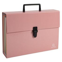 Clasificador Acordeon Exacompta Aquarel Fº 18 Dptos. Maletin Con Asa Y Cierre Plastico Coral (Set de 4) Precio: 79.49999959. SKU: B1JY3588YF